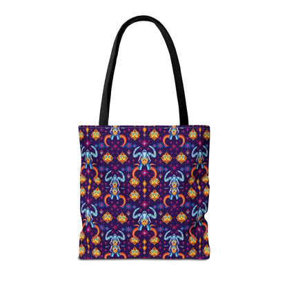 Tote Bag (AOP), Taurus, Zodiac, Jewel Pattern
