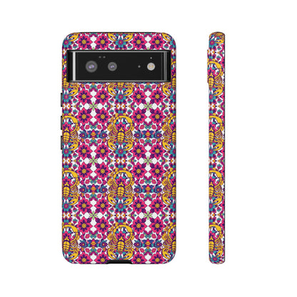 Tough Cases, Scorpio, Zodiac v2, Flower Pattern