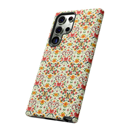 Tough Cases, Aries, Zodiac, Flower Pattern