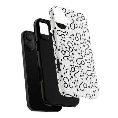 Tough Cases with the Leo Zodiac sign for iPhone, Samsung Galaxy, and Google Pixel devices