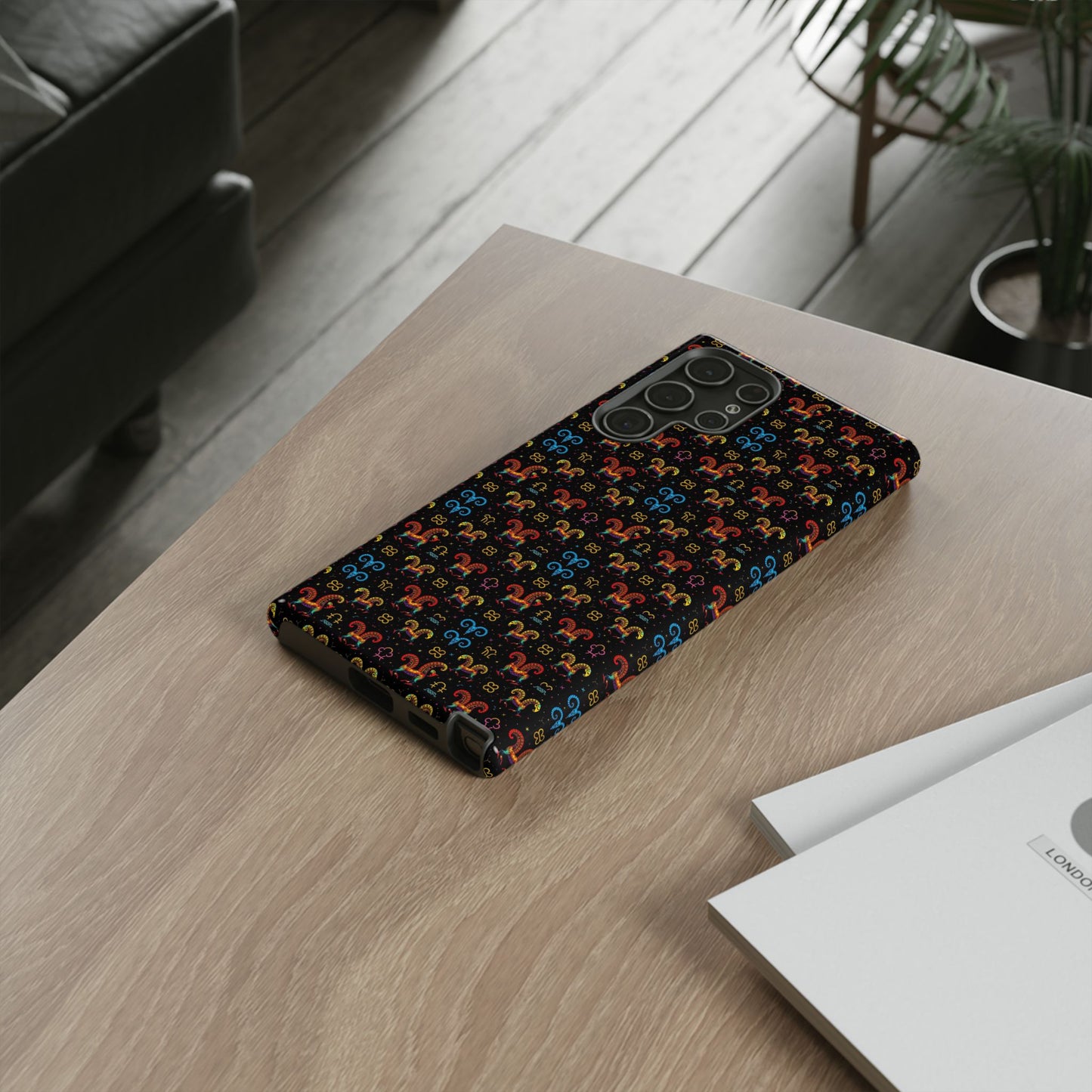 Tough Cases, Aries, Zodiac v1, Metal Pattern