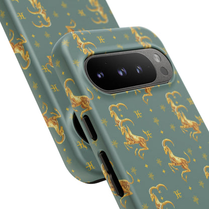 Tough Cases, Capricorn, Zodiac v1, Metal Pattern
