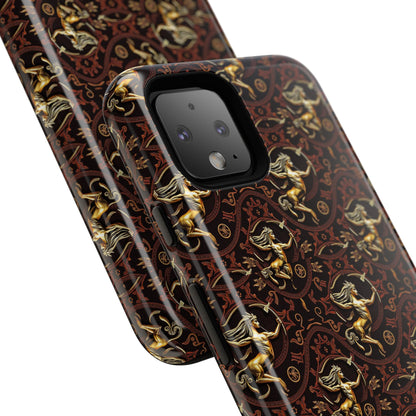 Tough Cases, Sagittarius, Zodiac, Metal Pattern