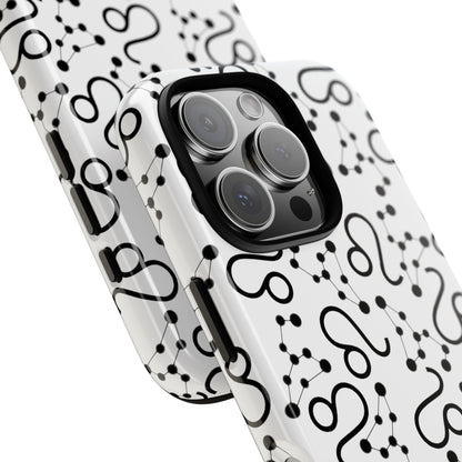 Tough Cases with the Leo Zodiac sign for iPhone, Samsung Galaxy, and Google Pixel devices