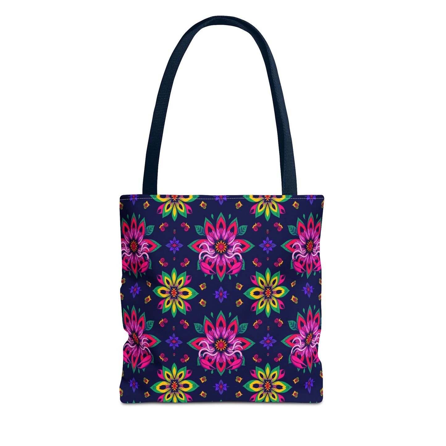 Tote Bag (AOP), Scorpio, Zodiac v2, Flower Pattern