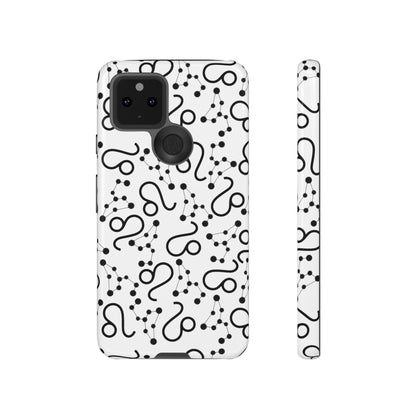 Tough Cases with the Leo Zodiac sign for iPhone, Samsung Galaxy, and Google Pixel devices