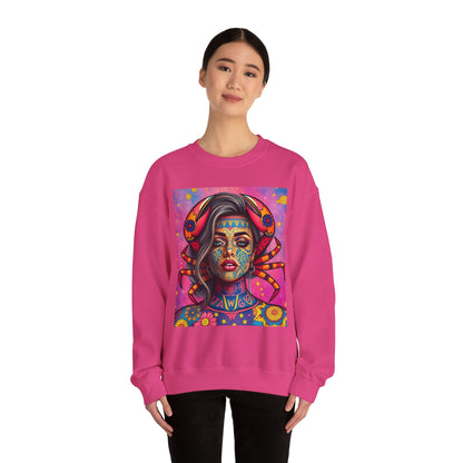Unisex Heavy Blend™ Crewneck Sweatshirt, Cancer, Zodiac, Sexy Pattern
