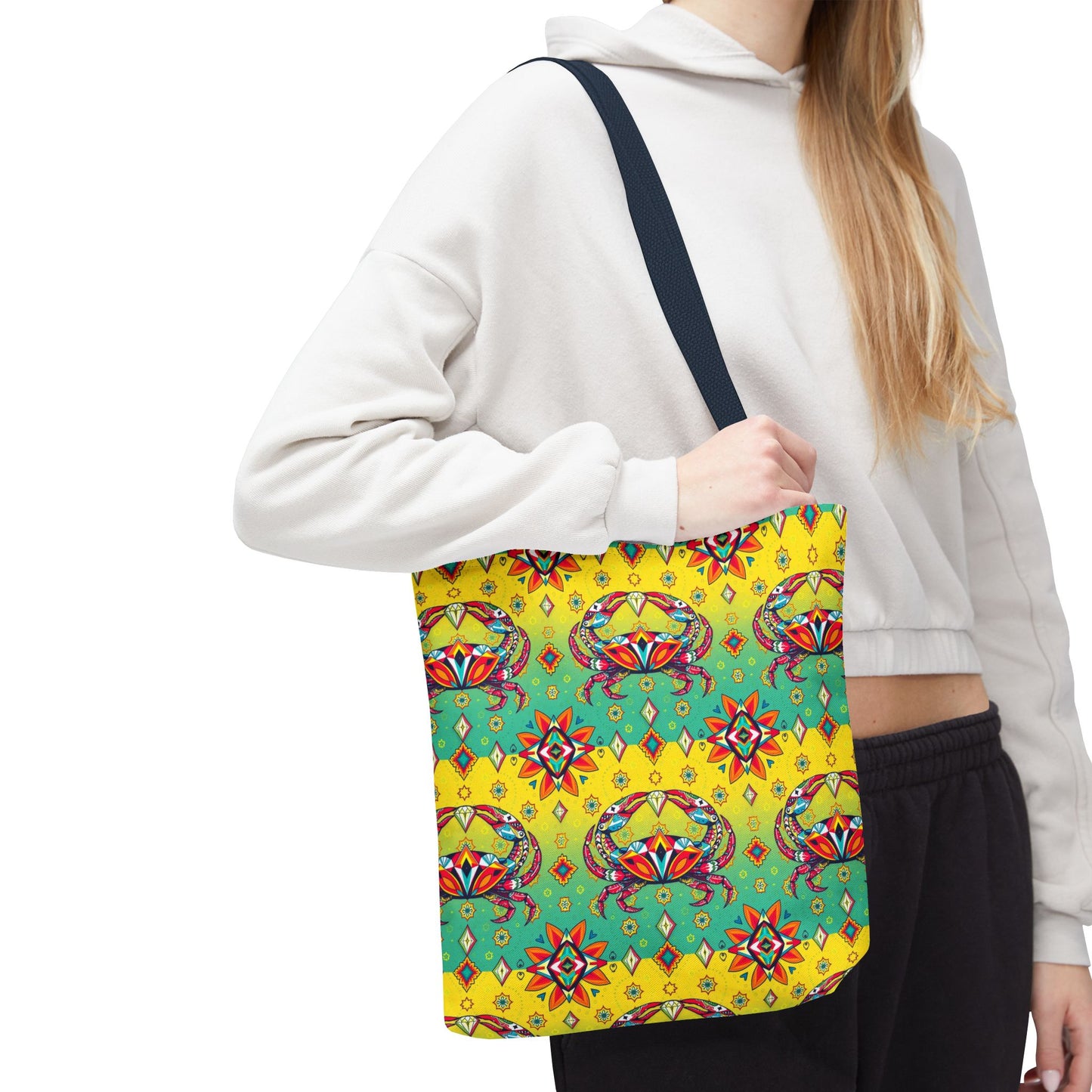 Tote Bag (AOP), Cancer, Zodiac, Jewel Pattern