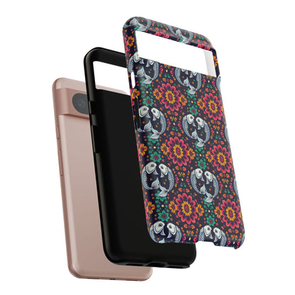 Tough Cases, Pisces, Zodiac v4, Flower Pattern