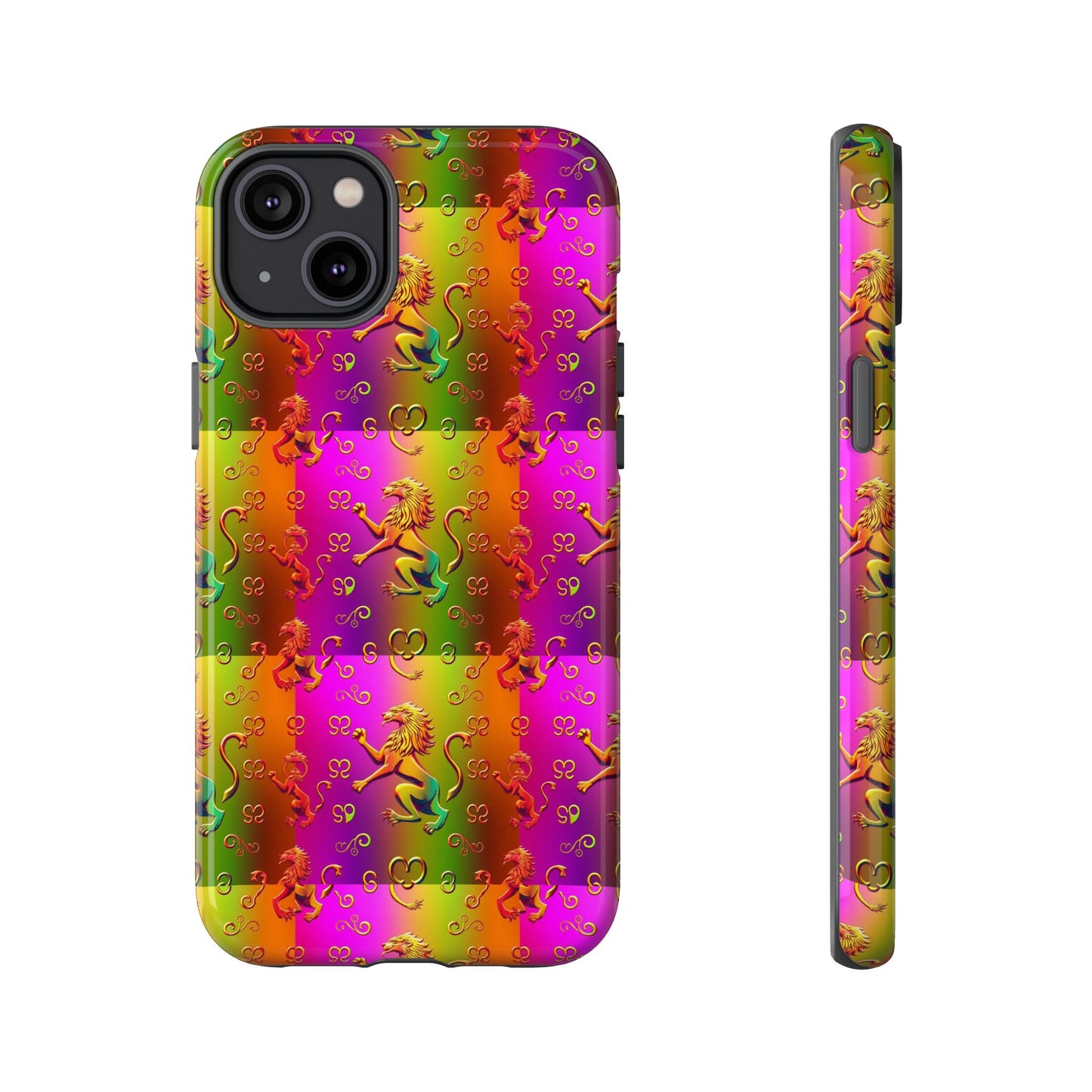 Tough Cases, Leo, Zodiac v1, Metal Pattern