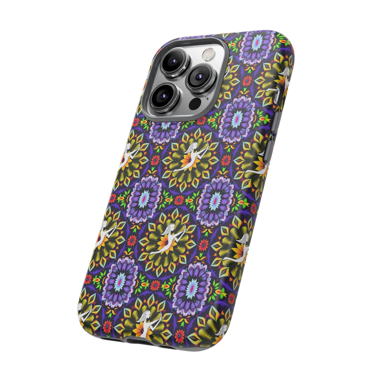 Tough Cases, Sagittarius, Zodiac v1, Flower Pattern