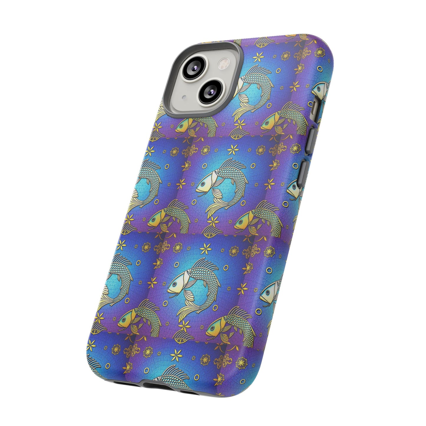 Tough Cases, Pisces, Zodiac v2, Metal Pattern