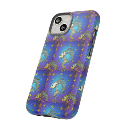 Tough Cases, Pisces, Zodiac v2, Metal Pattern