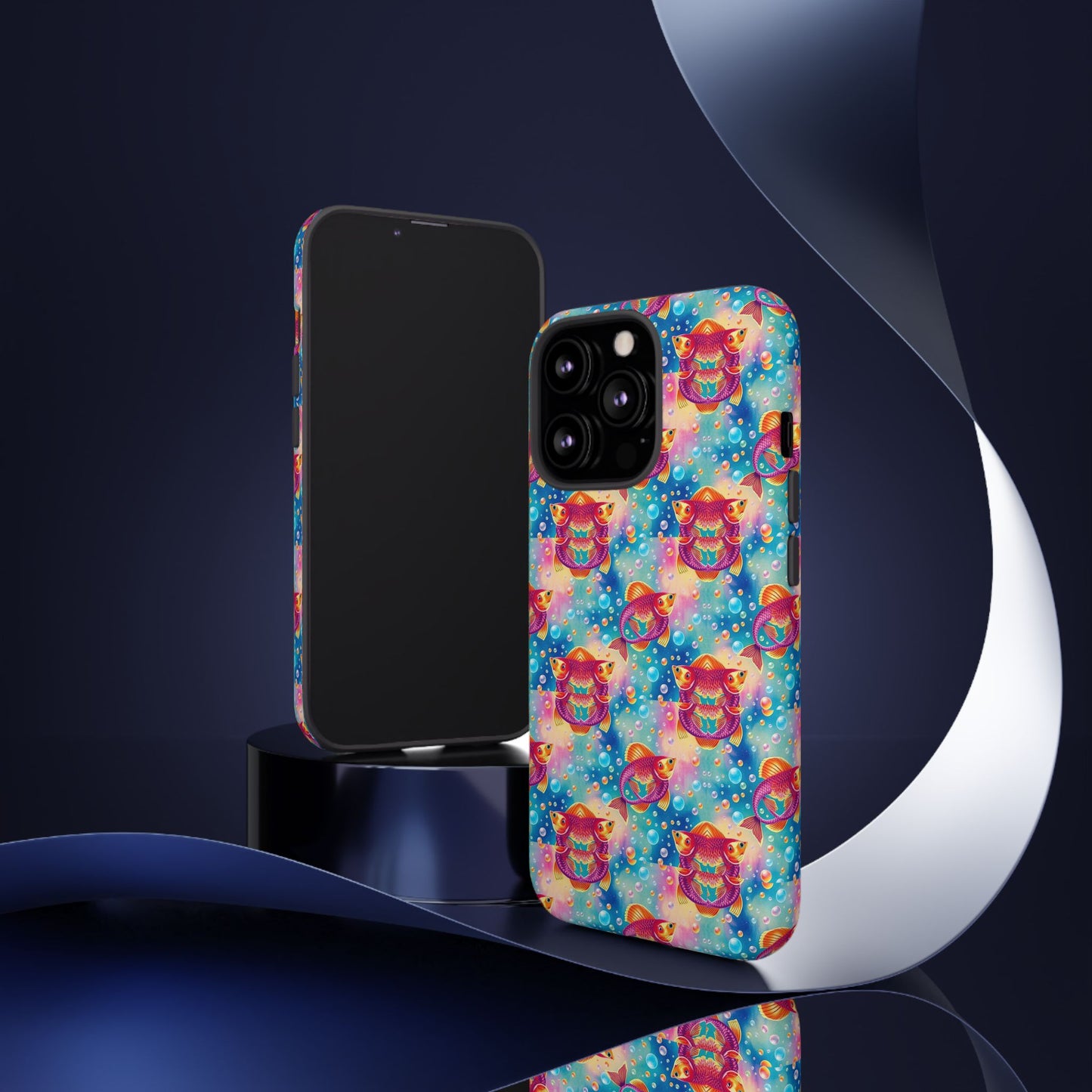 Tough Cases, Pisces, Zodiac v1, Bubble Pattern