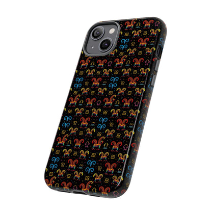 Tough Cases, Aries, Zodiac v1, Metal Pattern