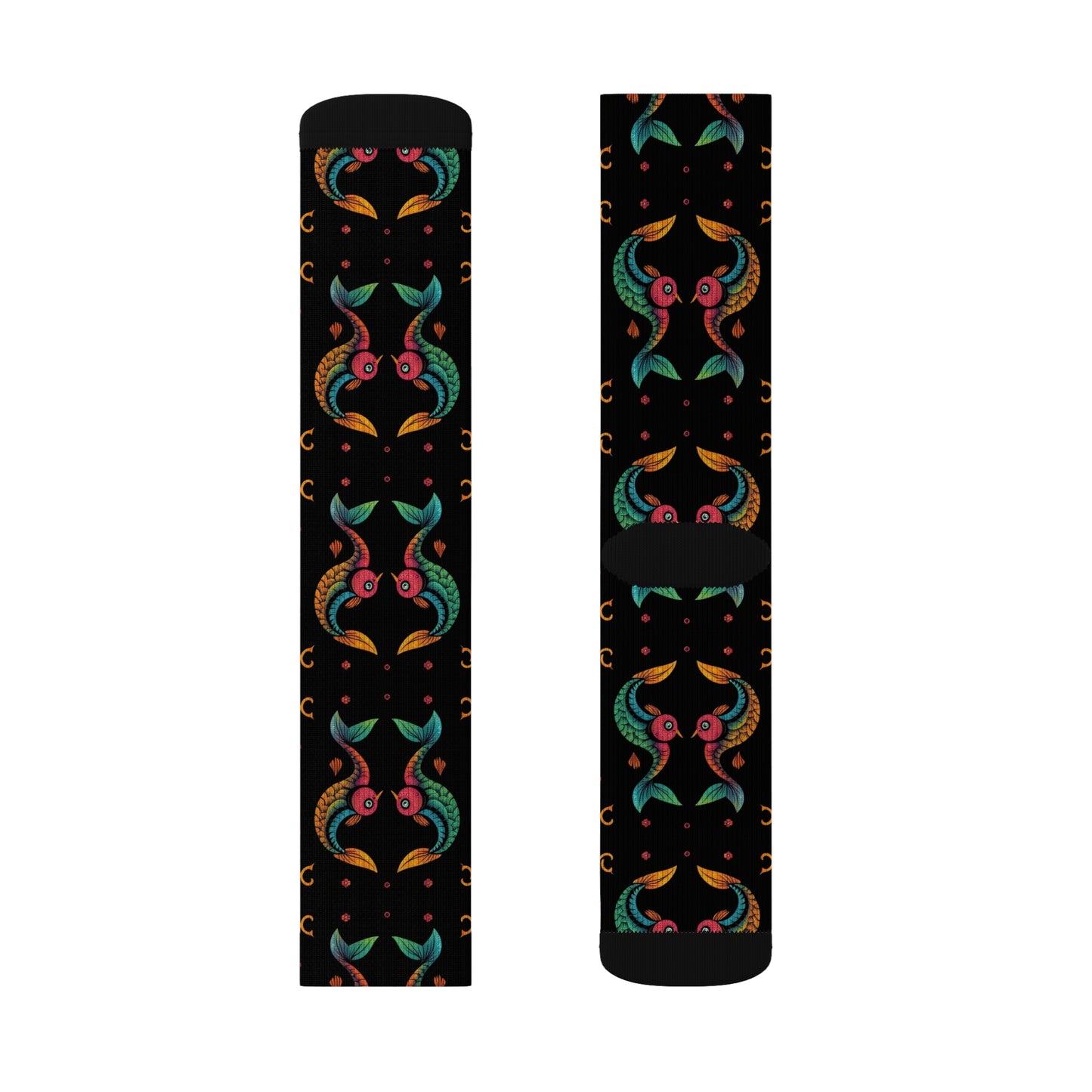 Sublimation Socks, Pisces, Zodiac v2, Pattern