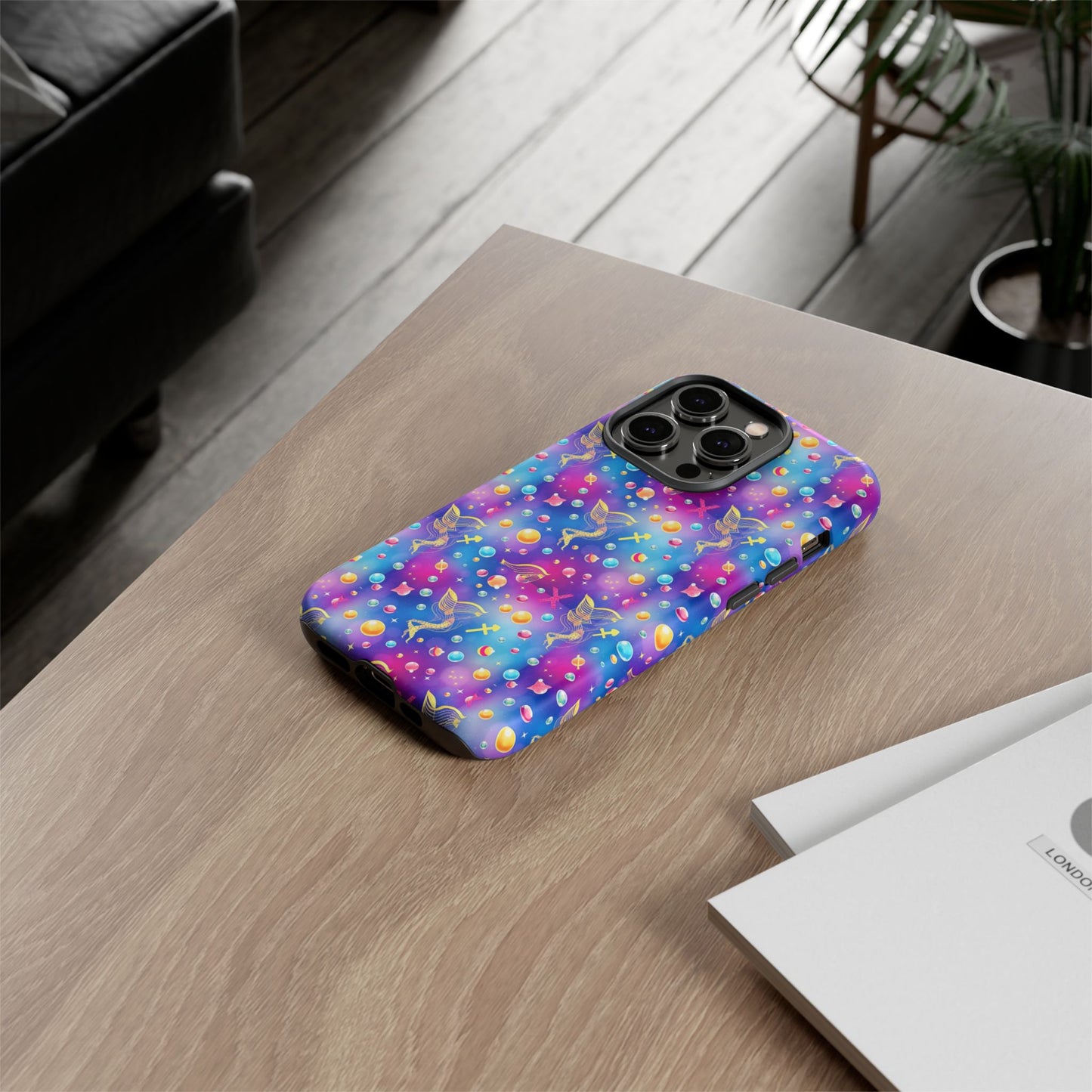 Tough Cases, Sagittarius, Zodiac v3, Bubble Pattern
