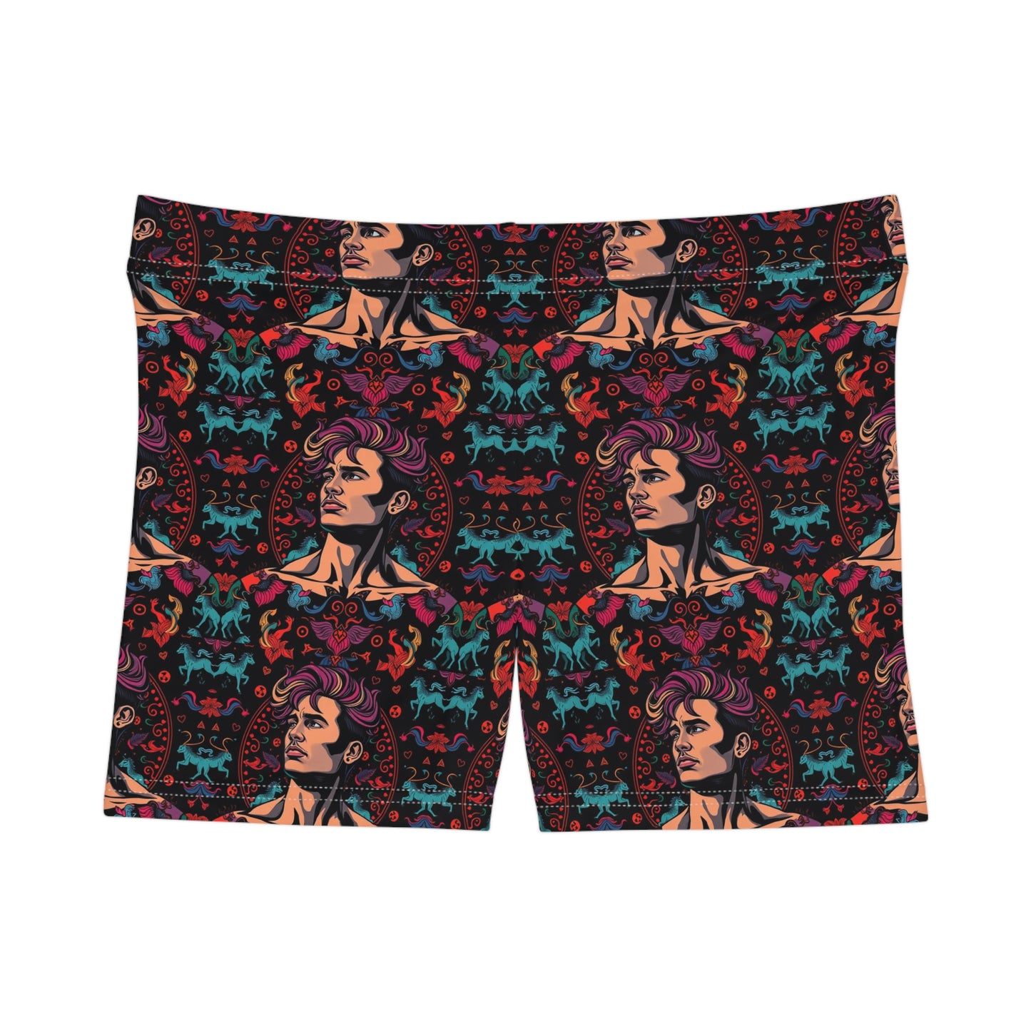 Women's Shorts, (AOP), Virgo, Zodiac v1, Sexy Pattern