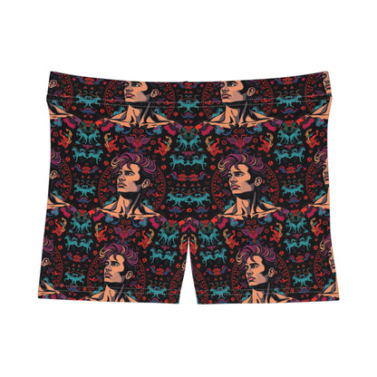 Women's Shorts, (AOP), Virgo, Zodiac v1, Sexy Pattern