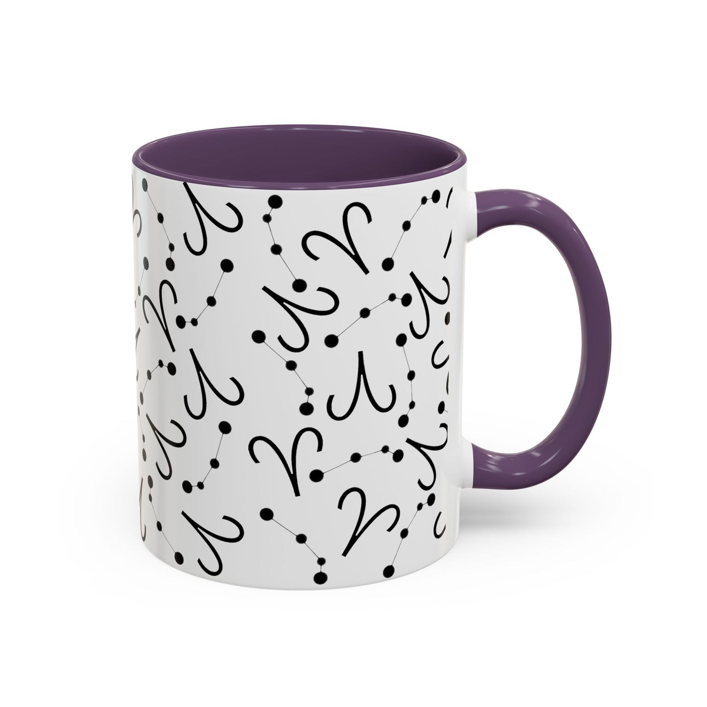 Accent Coffee Mug with the Aries sign (11, 15oz)