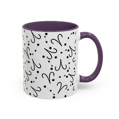 Accent Coffee Mug with the Aries sign (11, 15oz)