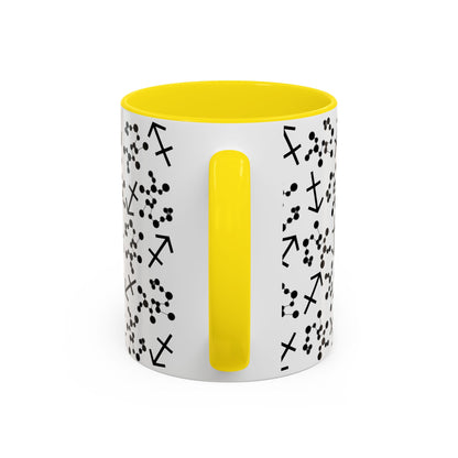 Accent Coffee Mug with the Sagittarius sign (11, 15oz)
