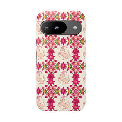 Tough Cases, Capricorn, Zodiac v3, Flower Pattern