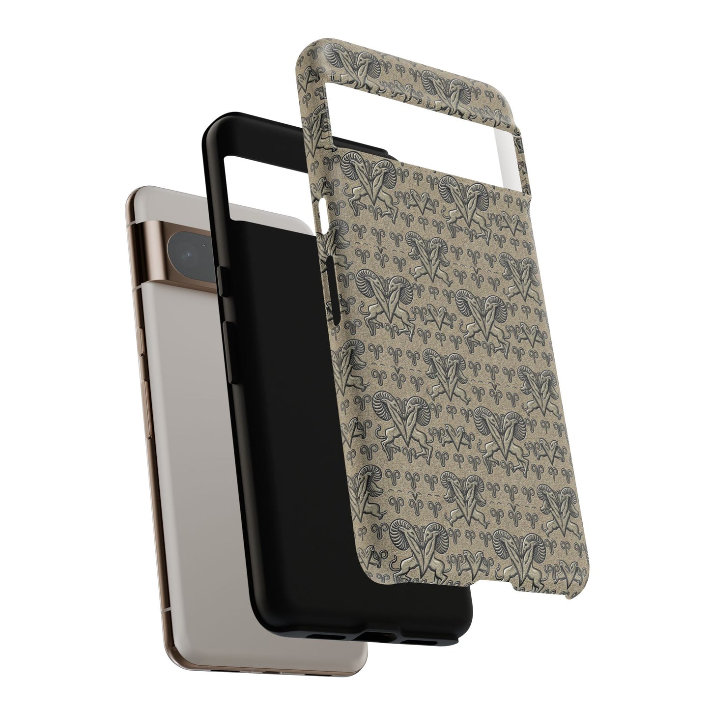 Tough Cases, Aries, Zodiac, Metal Pattern
