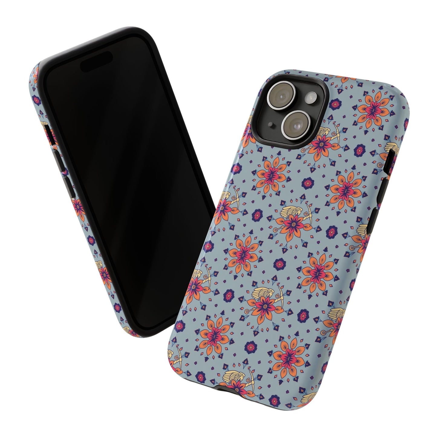 Tough Cases, Sagittarius, Zodiac v3, Flower Pattern