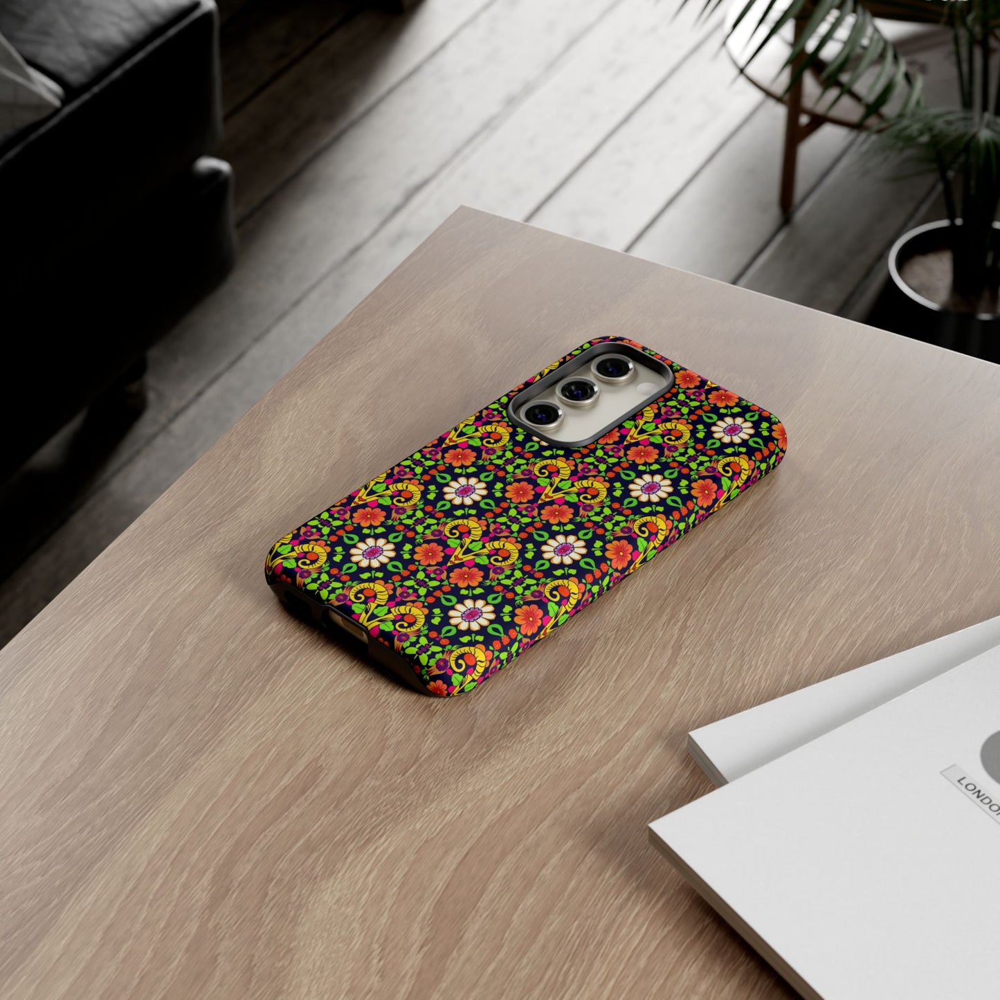 Tough Cases, Aries, Zodiac v4, Flower Pattern