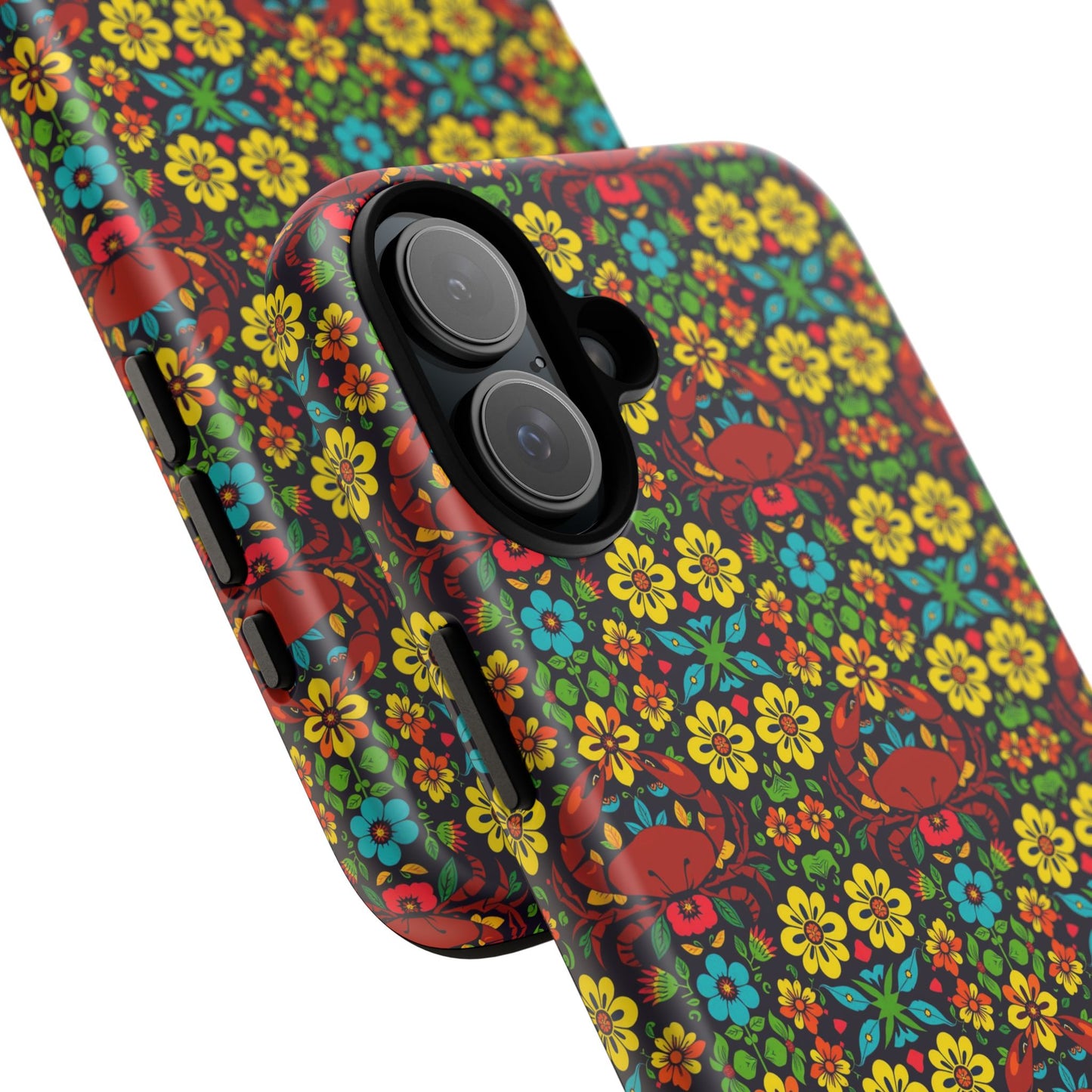Tough Cases, Cancer, Zodiac v2, Flower Pattern