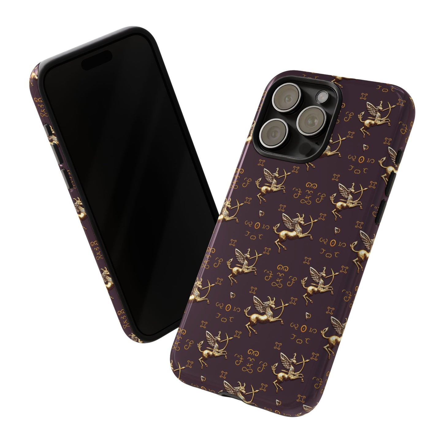 Tough Cases, Sagittarius, Zodiac v3, Metal Pattern