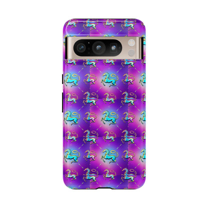 Tough Cases, Aquarius, Zodiac, Metal Pattern