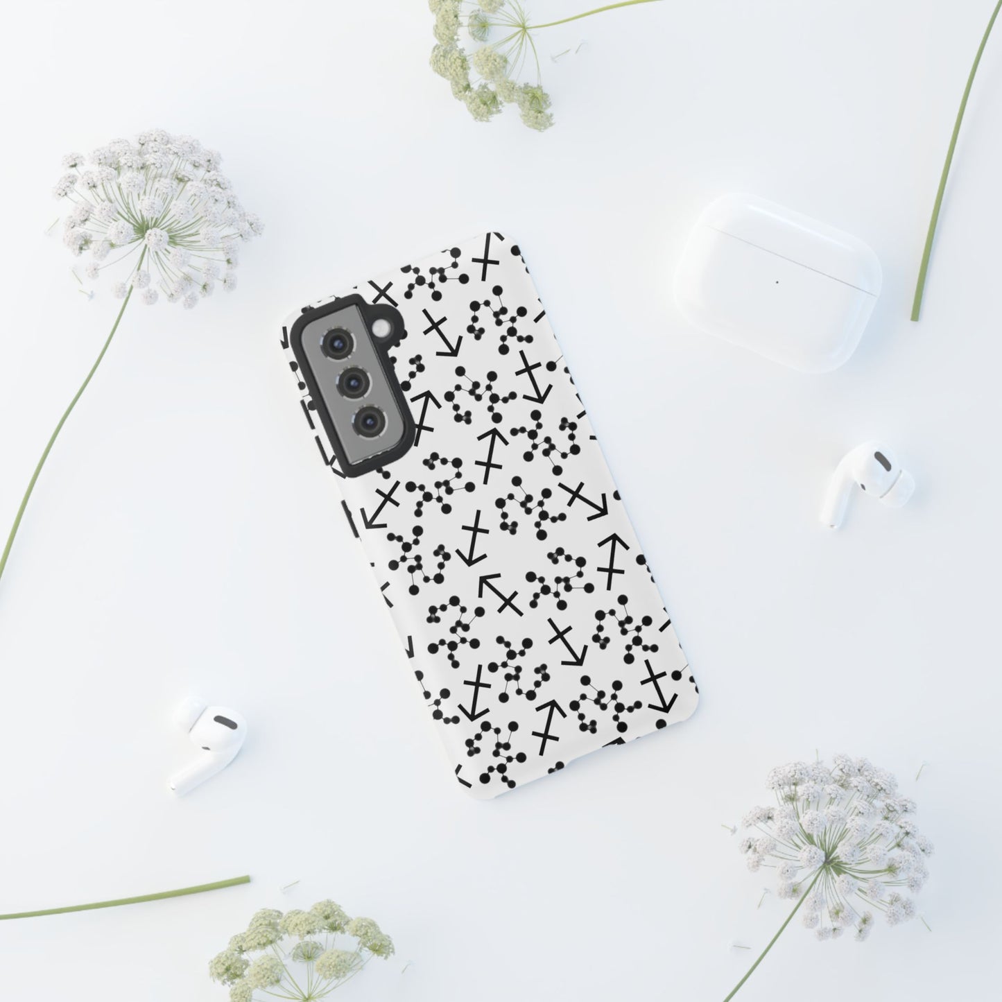 Tough Cases with the Sagittarius Zodiac sign for iPhone, Samsung Galaxy, and Google Pixel devices