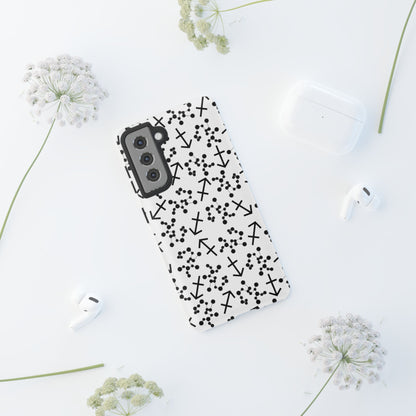 Tough Cases with the Sagittarius Zodiac sign for iPhone, Samsung Galaxy, and Google Pixel devices