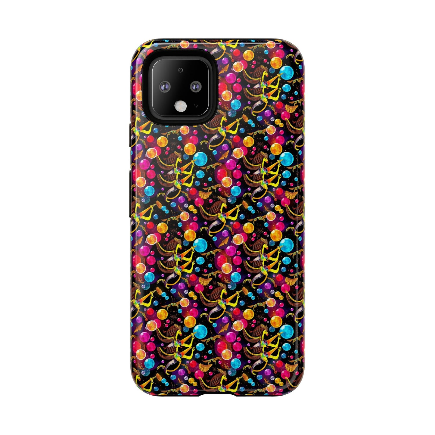 Tough Cases, Sagittarius, Zodiac v1, Bubble Pattern