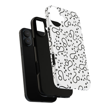 Tough Cases with the Leo Zodiac sign for iPhone, Samsung Galaxy, and Google Pixel devices