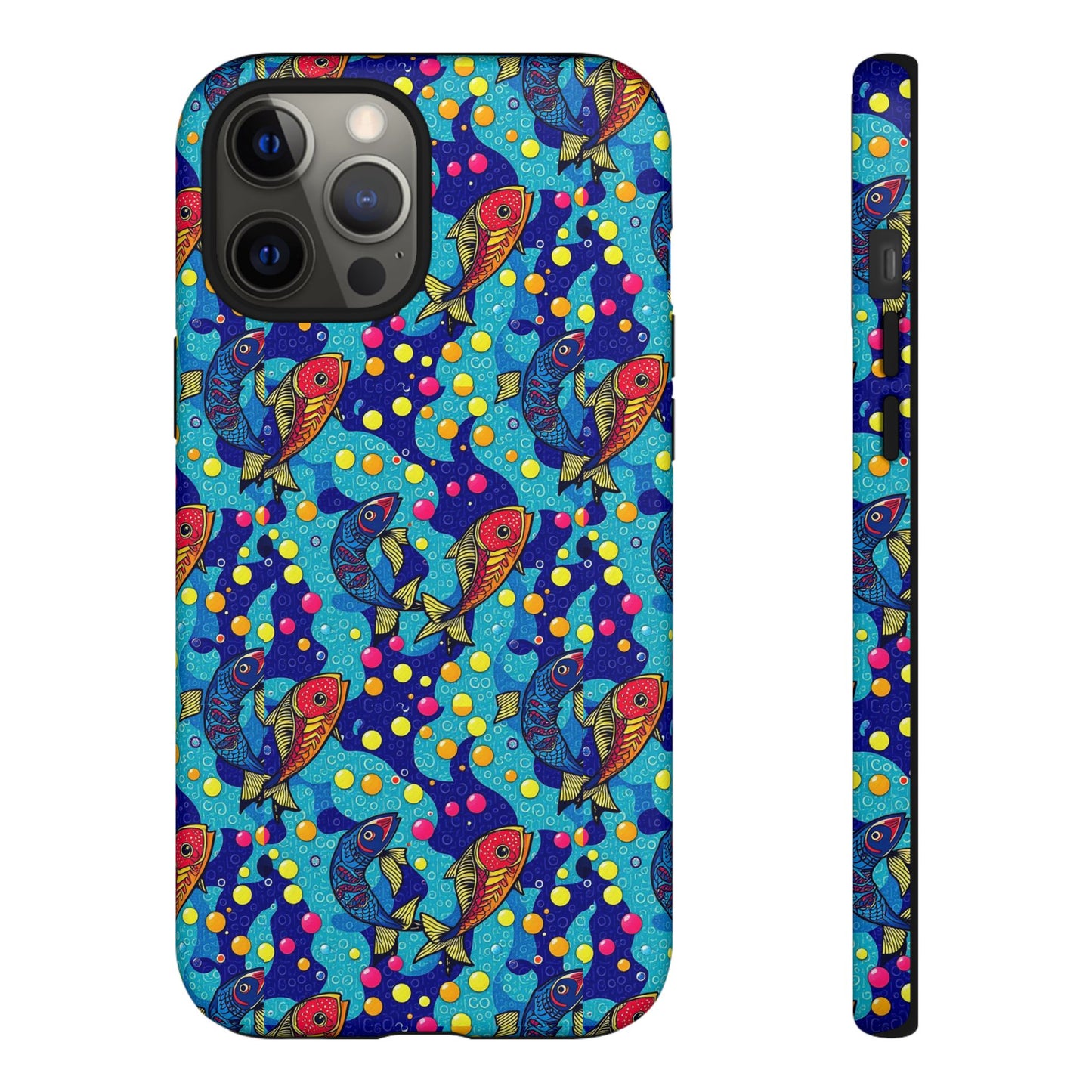Tough Cases, Pisces, Zodiac v2, Bubble Pattern
