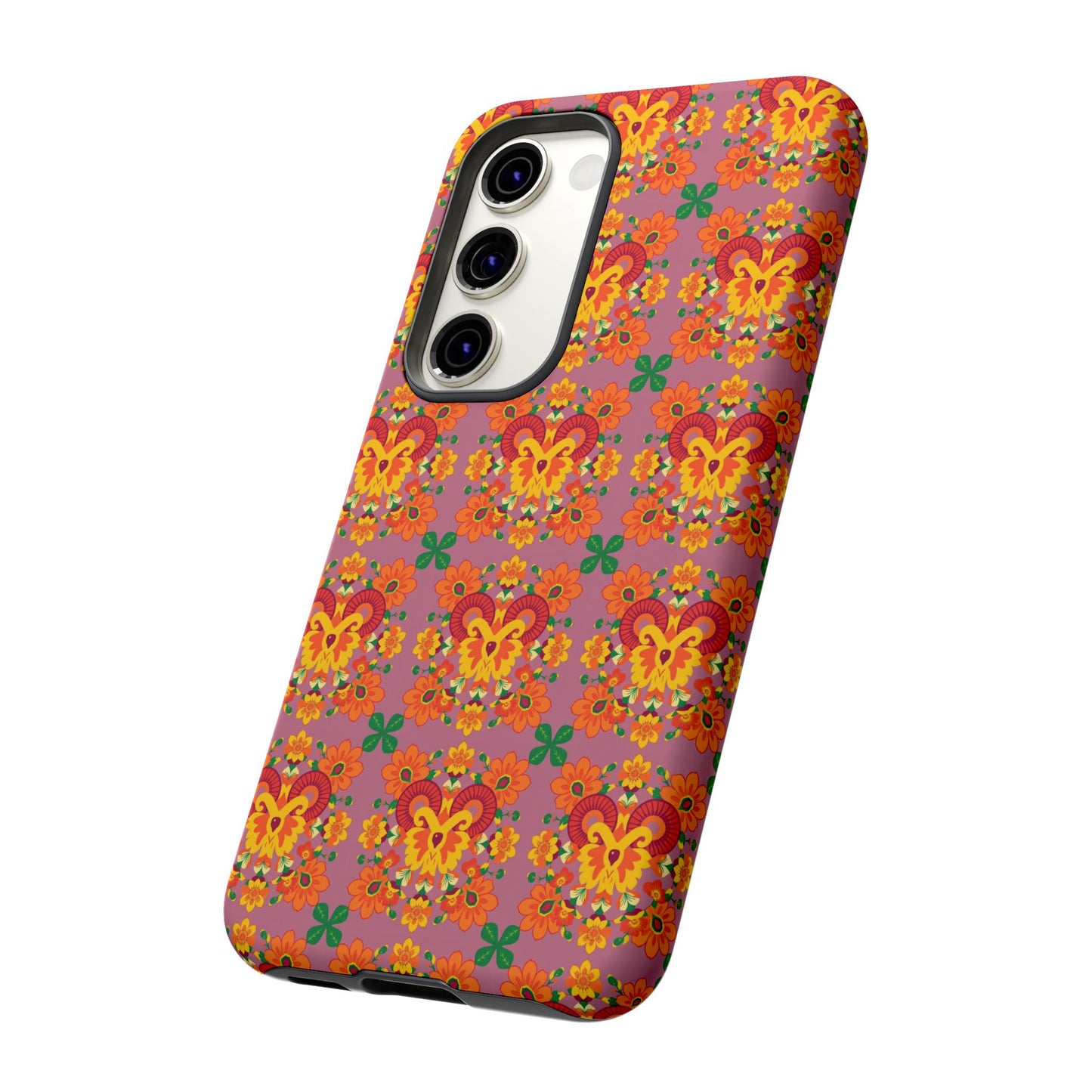 Tough Cases, Aries, Zodiac v1, Flower Pattern