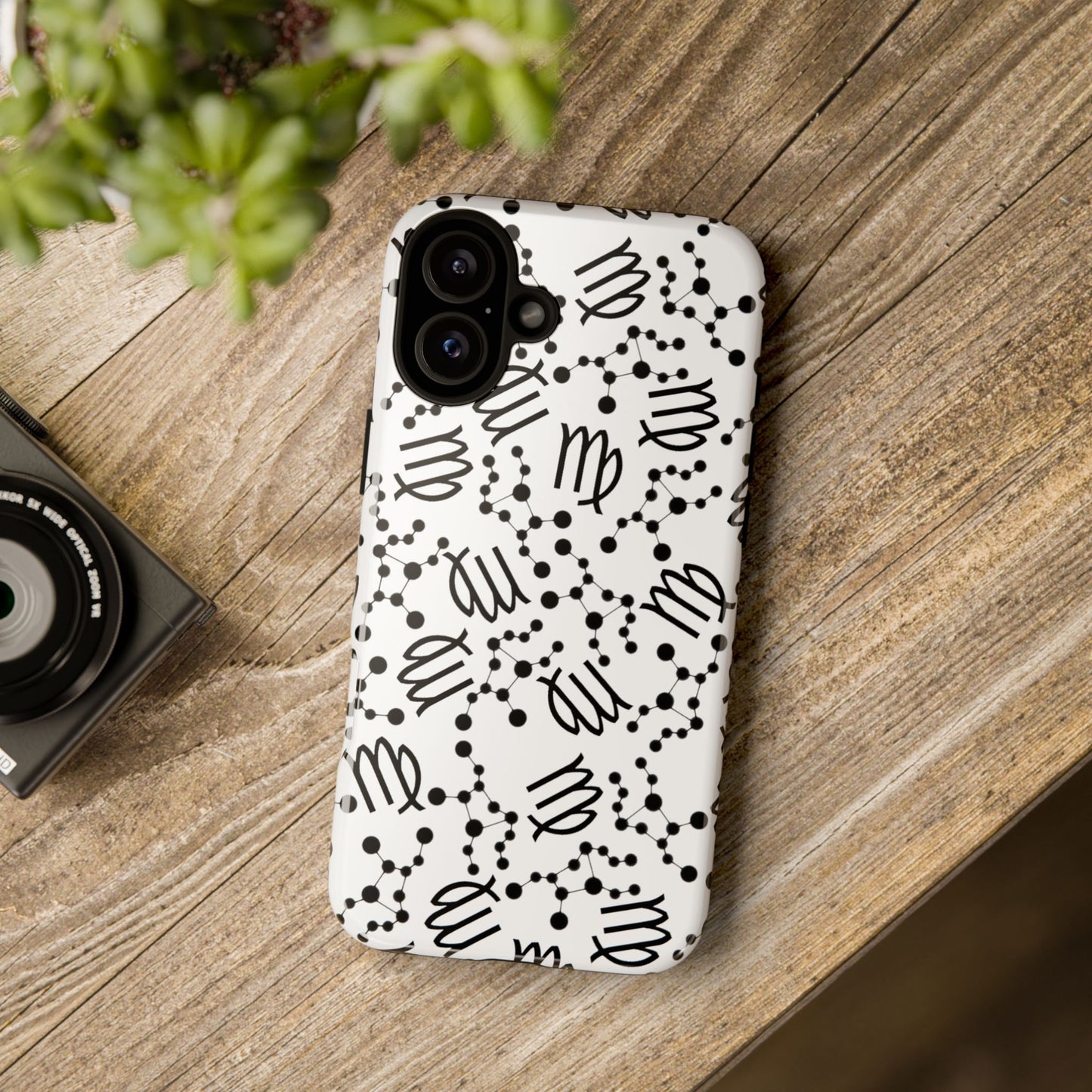 Tough Cases with the Virgo Zodiac sign for iPhone, Samsung Galaxy, and Google Pixel devices