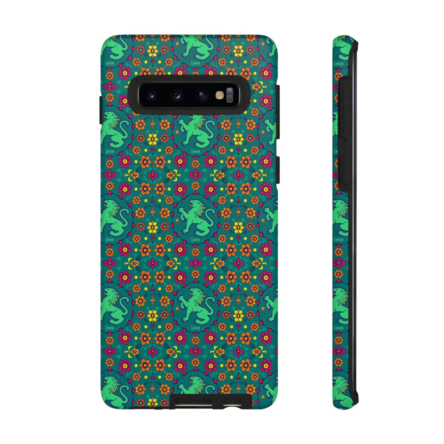 Tough Cases, Leo, Zodiac v3, Flower Pattern