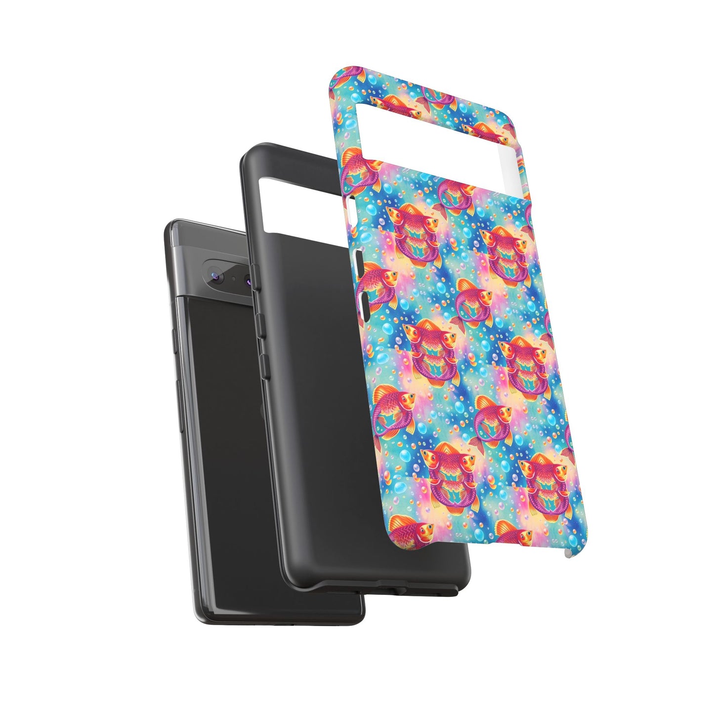 Tough Cases, Pisces, Zodiac v1, Bubble Pattern