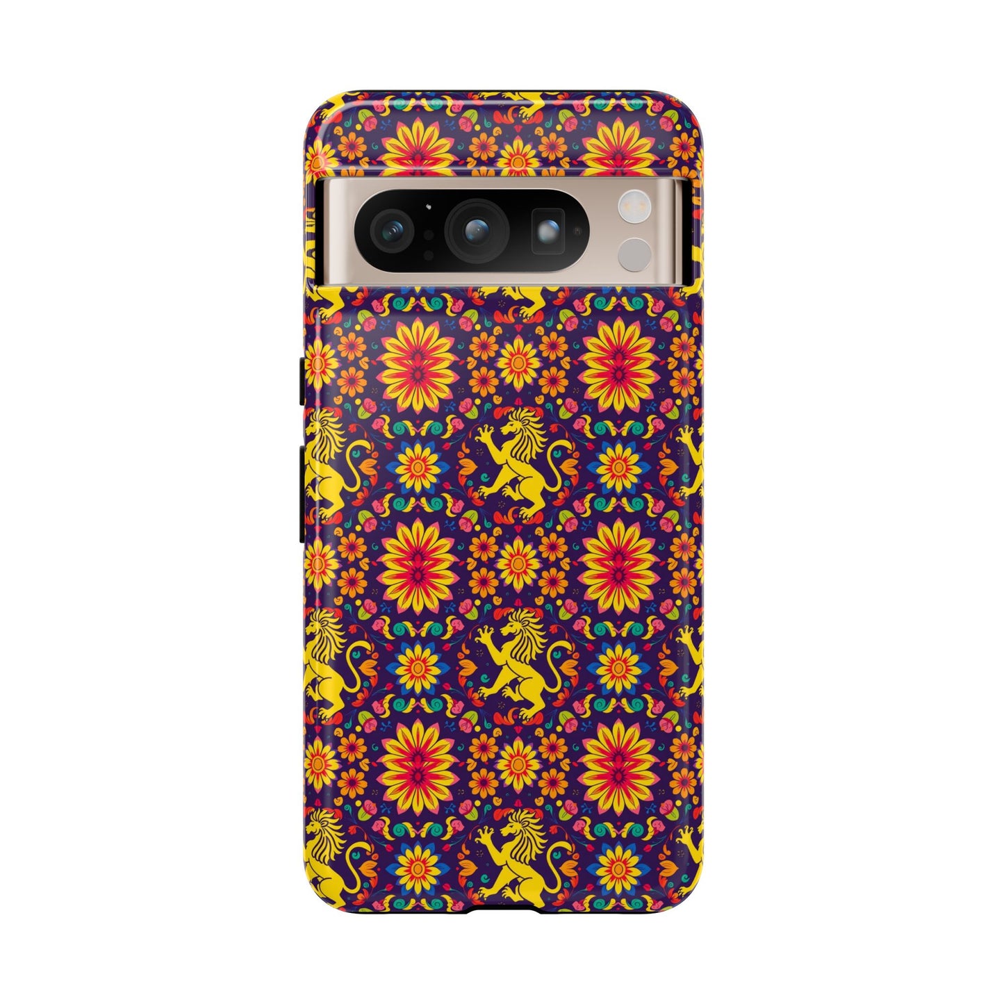 Tough Cases, Leo, Zodiac, Flower Pattern