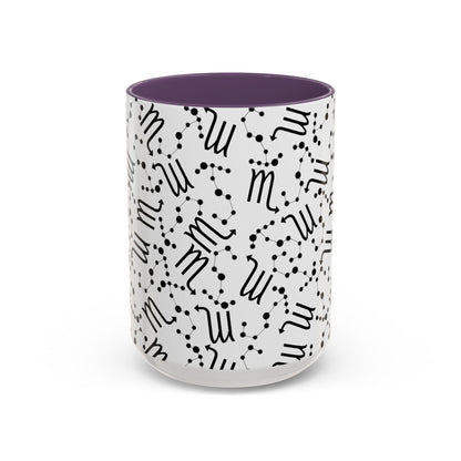 Accent Coffee Mug with the Scorpio sign (11, 15oz)