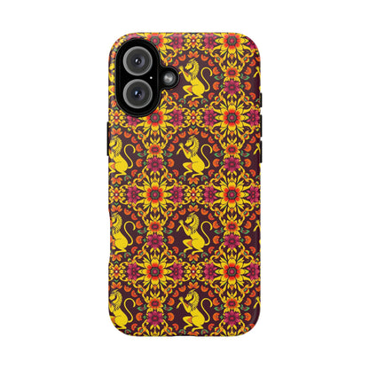 Tough Cases, Virgo, Zodiac v1, Flower Pattern