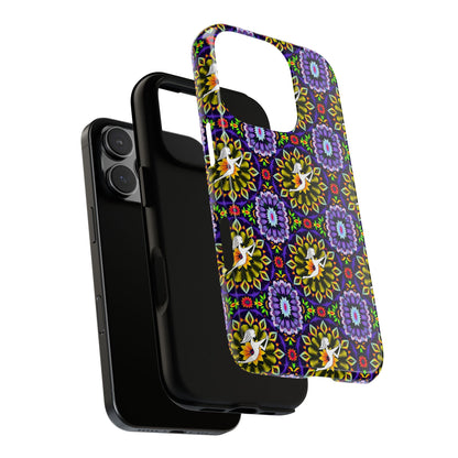 Tough Cases, Sagittarius, Zodiac v1, Flower Pattern