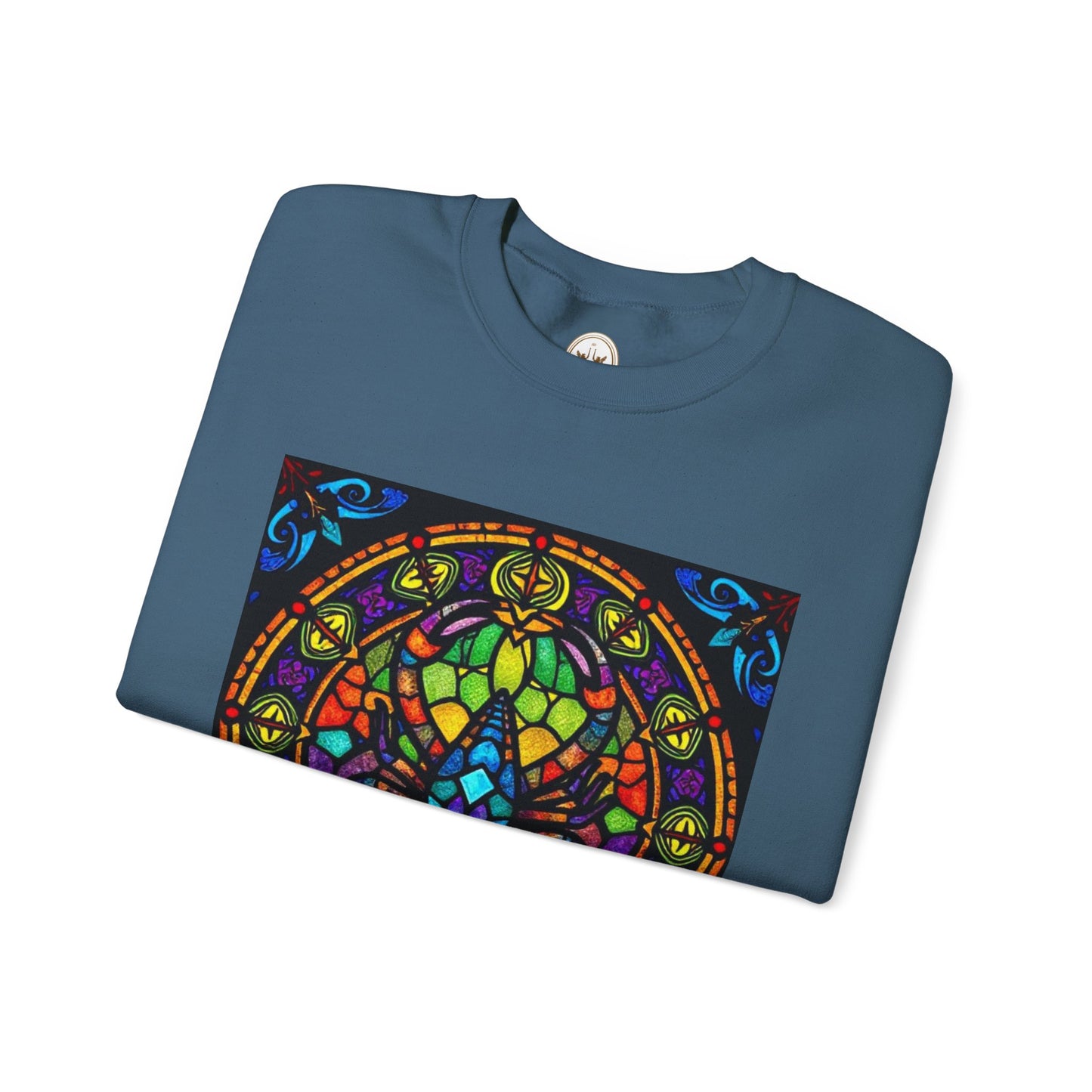 Unisex Heavy Blend™ Crewneck Sweatshirt, Glass 1, Scorpio Zodiac Design