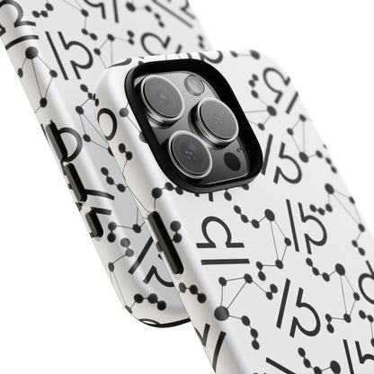 Tough Cases with the Libra Zodiac sign for iPhone, Samsung Galaxy, and Google Pixel devices