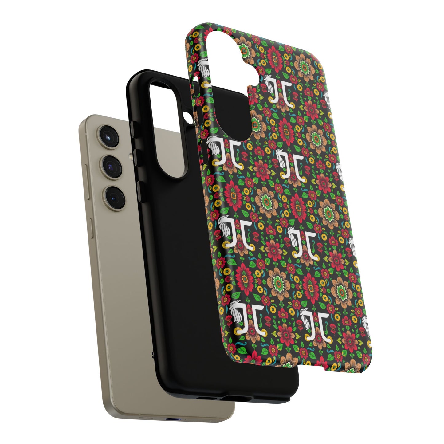 Tough Cases, Gemini, Zodiac v4, Flower Pattern