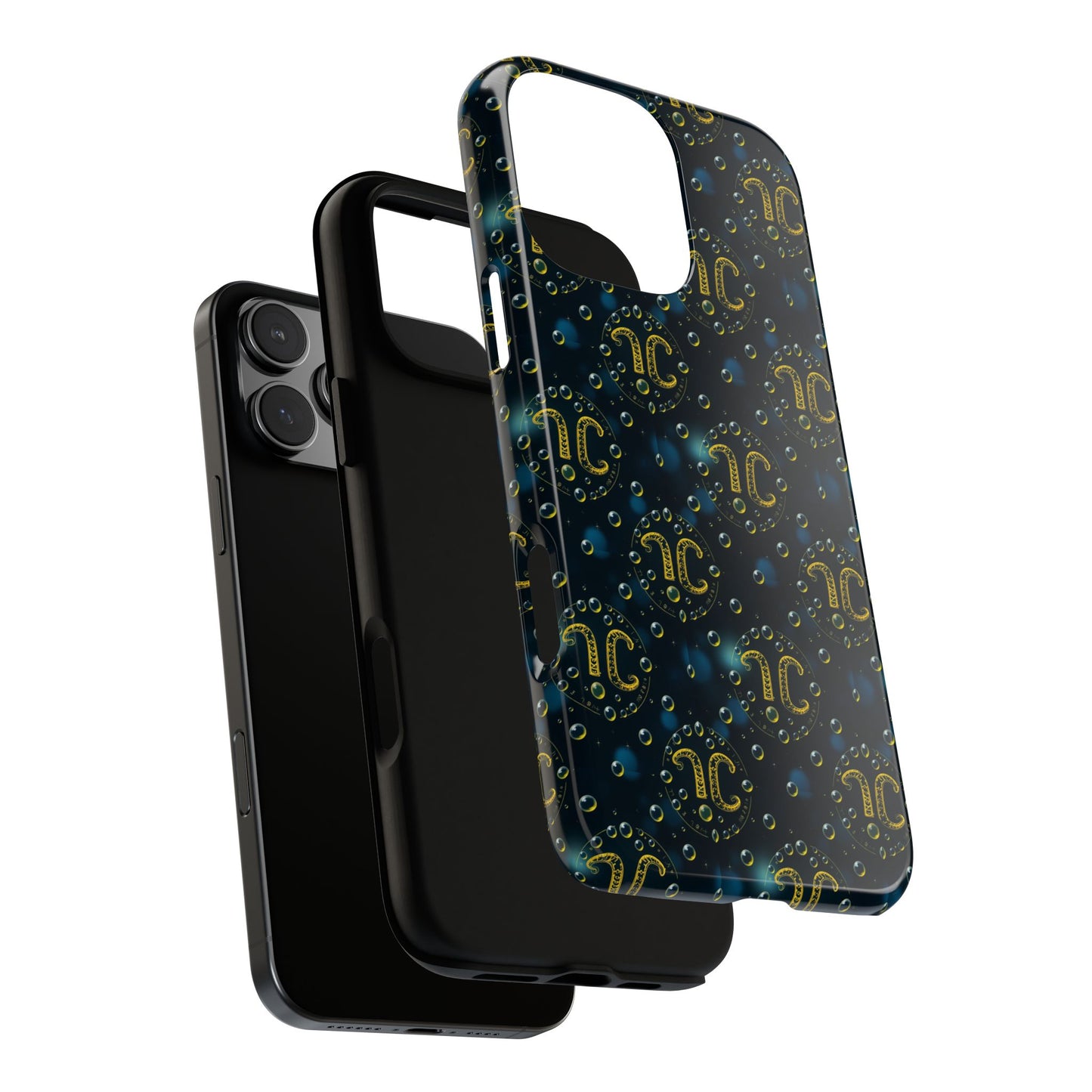 Tough Cases, Aquarius, Zodiac v2, Bubble Pattern